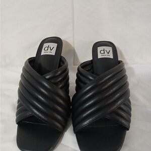 Dolce Vita Black Crisscross Heels